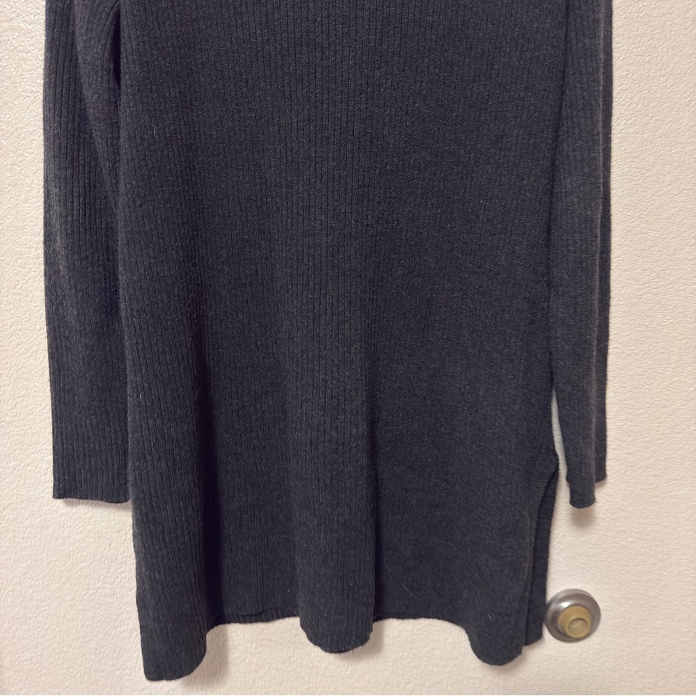 Ett Twa by Anthropologie Amrita Grey Ribbef Tunic Sweater Sz XL - Picture 8 of 10